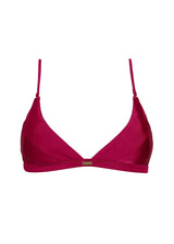 Havana Triangle Bikini Top - Bordeaux - Laara Swim