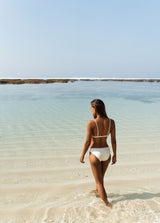 L’Aquila Look Good Classic Bottom - Ivory - Laara Swim