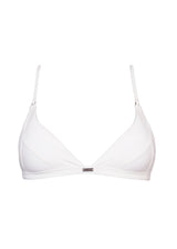 Havana Triangle Bikini Top - Ivory - Laara Swim
