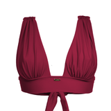 Tropicana Bikini Top - Dark Red